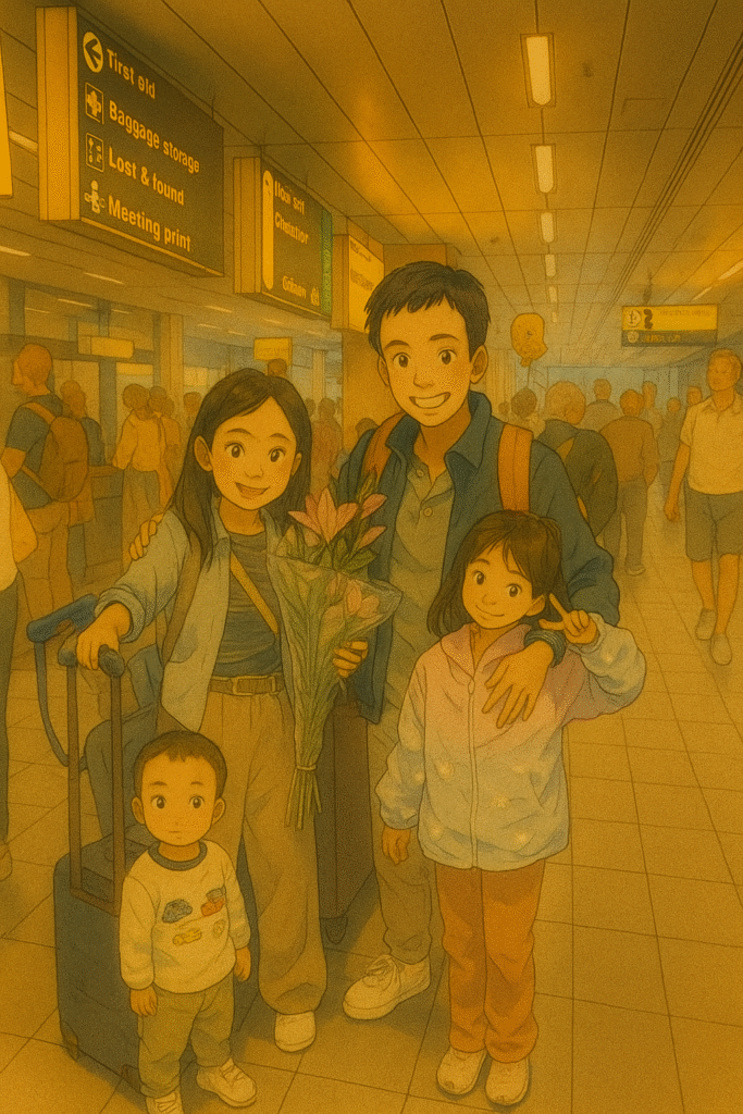8月 – 国内归来
